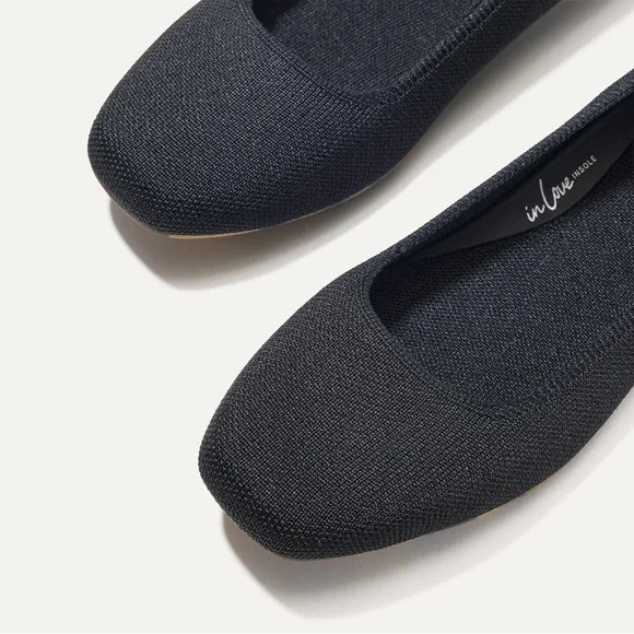 Rothy's | The Max Square Flat in Black - Picture 4 of 11